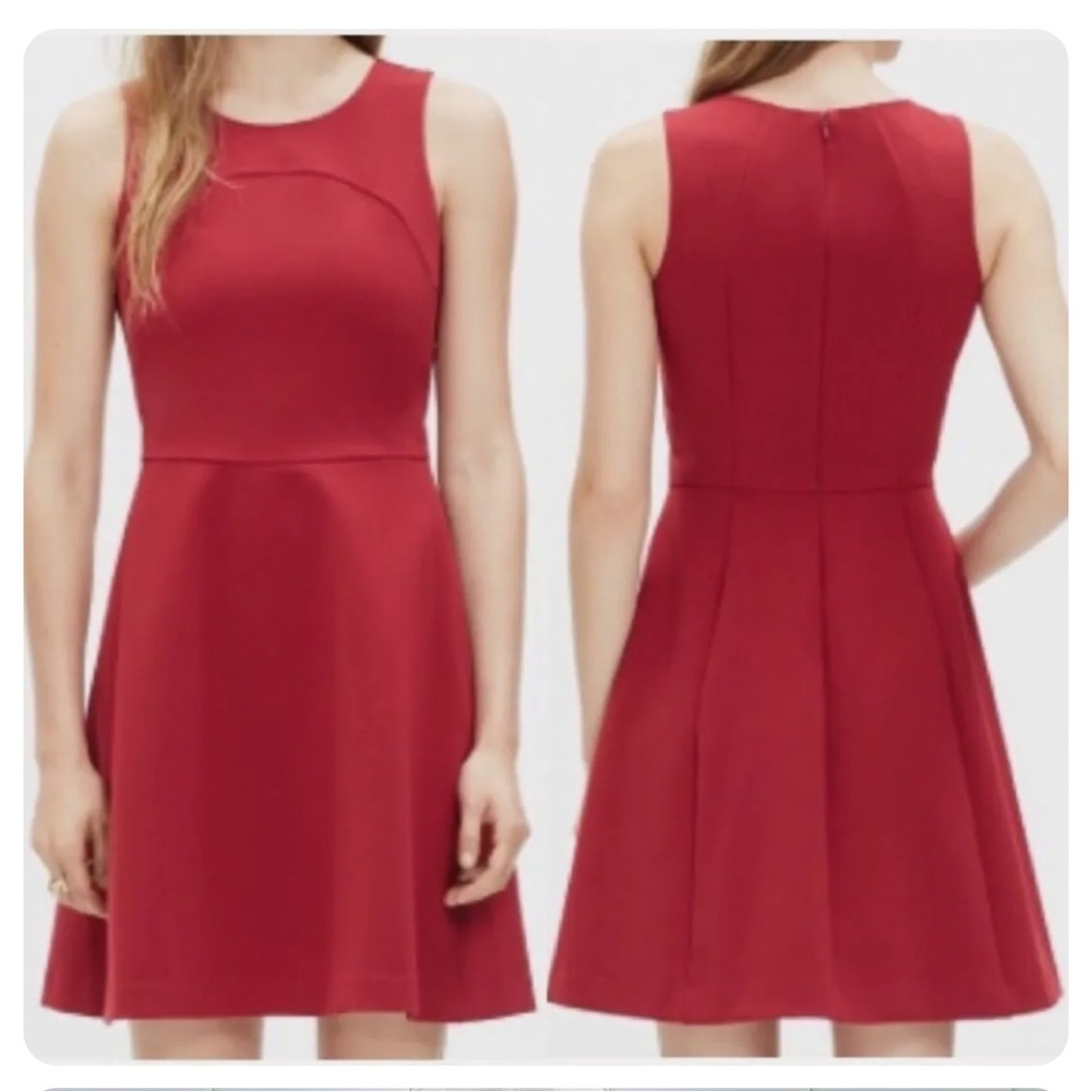Madewell Burgundy A-Line Adore Dress